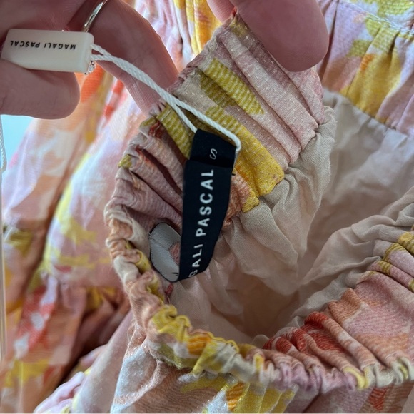 Botanic Mini Dress in Vintage Light BloomMAGALI PASCAL NWT S - Picture 7 of 9